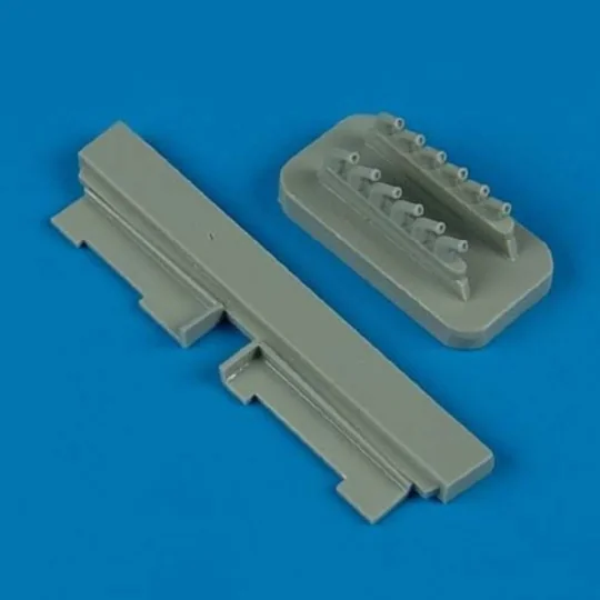 P-51B/C Mustang exhaust for Hasegawa - Quickboost QB72 280