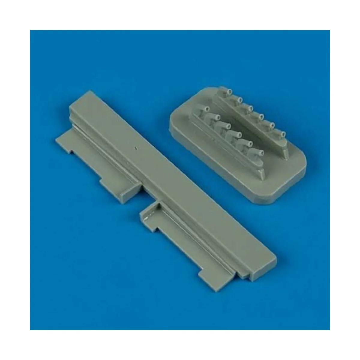 P-51B/C Mustang exhaust for Hasegawa, 1/72 - Quickboost QB72 280