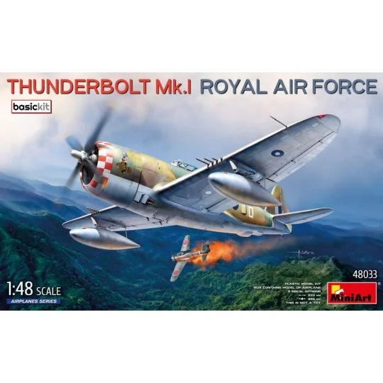 Thunderbolt Mk.I. Royal Air Force. Basic Kit, 1/48 - MiniArt 48033