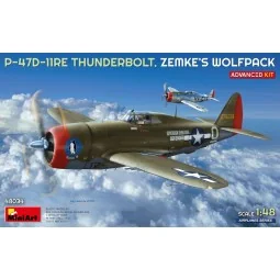 P-47D-11RE Thunderbolt. Zemke's Wolfpack. Advanced Kit, 1/48 - Mini...