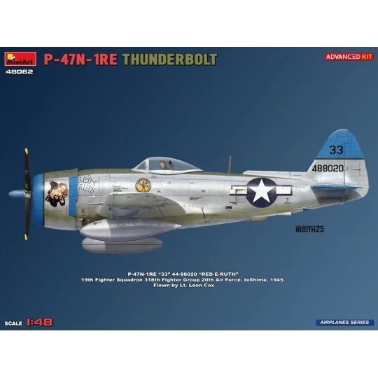 P-47N-1RE Thunderbolt. Advanced Kit, 1/48 - MiniArt 48062 P-47N-1RE Thunderbolt. Advanced Kit, 1/48 - MiniArt 48062