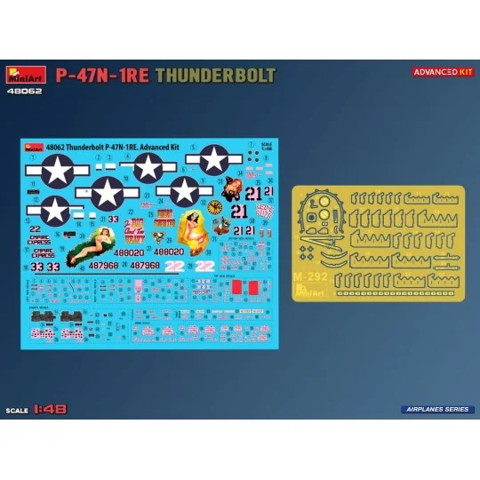 P-47N-1RE Thunderbolt. Advanced Kit, 1/48 - MiniArt 48062 P-47N-1RE Thunderbolt. Advanced Kit, 1/48 - MiniArt 48062
