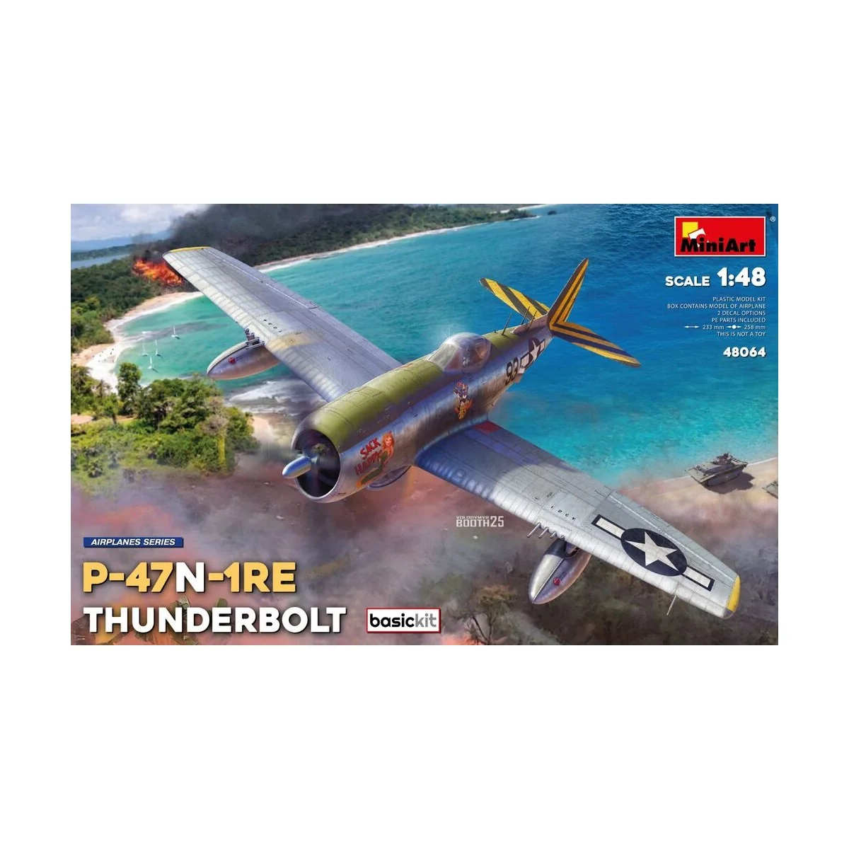 P-47N-1RE Thunderbolt. Basic Kit, 1/48 - MiniArt 48064
