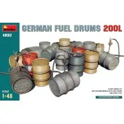 German Fuel Drums 200L, 1/48 - MiniArt 49002 German Fuel Drums 200L, 1/48 - MiniArt 49002