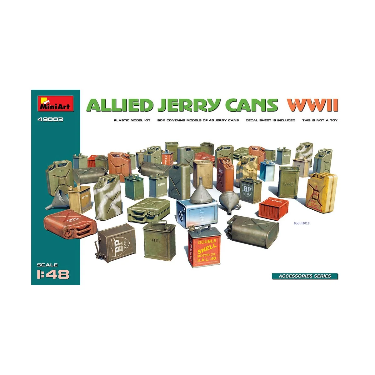 Allied Jerry Cans WW2, 1/48 - MiniArt 49003 Allied Jerry Cans WW2, 1/48 - MiniArt 49003