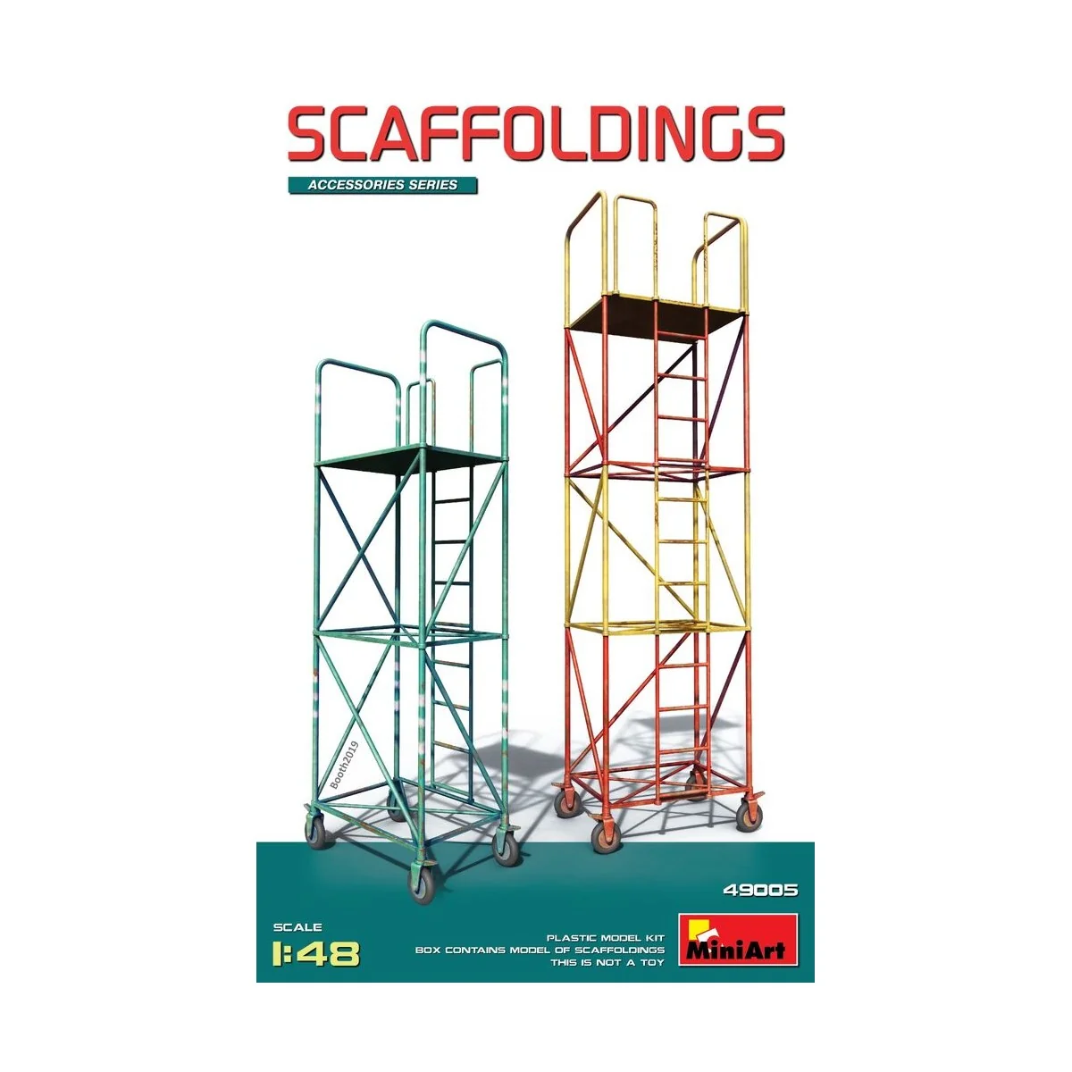 Scaffoldings, 1/48 - MiniArt 49005