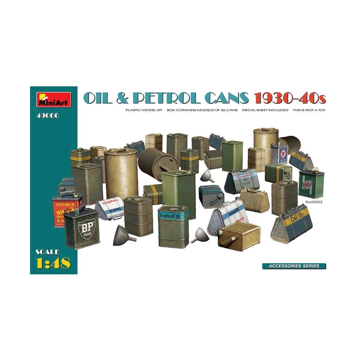 Oil & Petrol Cans 1930-40s, 1/48 - MiniArt 49006