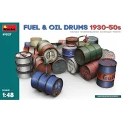 Fuel & Oil Drums 1930-50s, 1/48 - MiniArt 49007