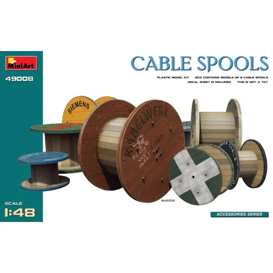 Cable Spools, 1/48 - MiniArt 49008