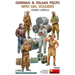 German & Italian Pilots w/DAL Soldiers. North Africa, 1/48 - MiniAr...