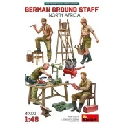 German Ground Staff w/Accessories. North Africa, 1/48 - MiniArt 49020