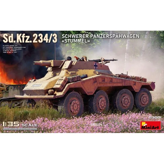 Sd.Kfz.234/3 Schwerer Panzersp?hwagen «Stummel», 1/35 - MiniArt 53001