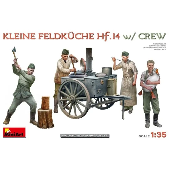 Kleine Feldküche Hf.14 w/Crew, 1/35 - MiniArt 53011