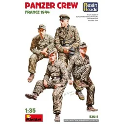 Panzer Crew. France 1944. Resin Heads, 1/35 - MiniArt 53015