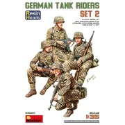 German Tank Riders Set 2. Resin Heads, 1/35 - MiniArt 53024 German Tank Riders Set 2. Resin Heads, 1/35 - MiniArt 53024