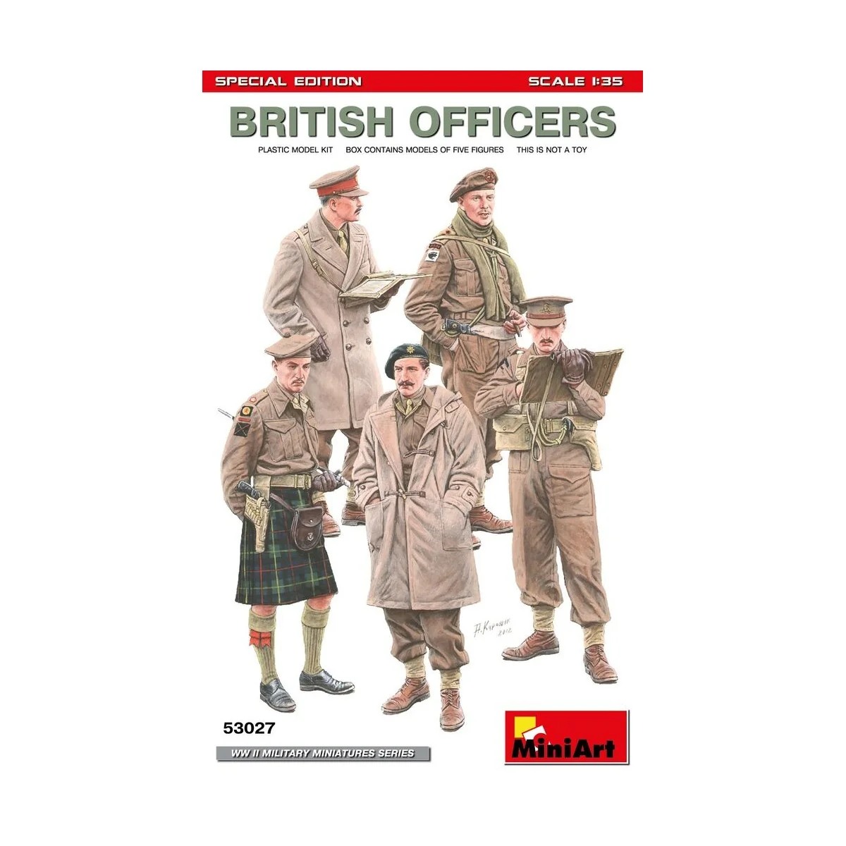British Officers.Special Edition, 1/35 - MiniArt 53027