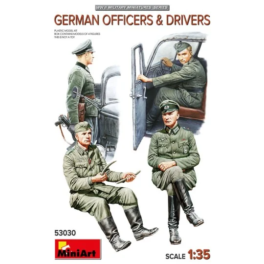German Officers & Drivers, 1/35 - MiniArt 53030