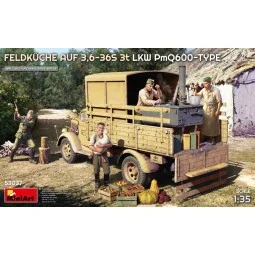 Feldkuche Auf 3, 6-36S 3t LKW PmQ600-Type, 1/35 - MiniArt 53037