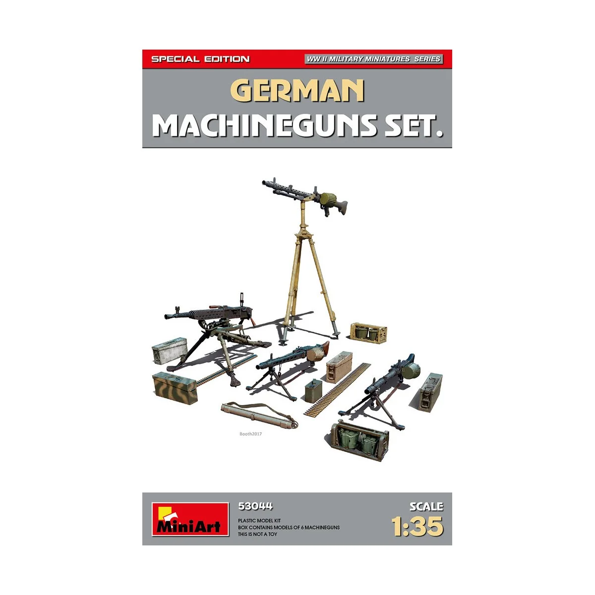 German Machineguns Set. Special Edition, 1/35 - MiniArt 53044 German Machineguns Set. Special Edition, 1/35 - MiniArt 53044