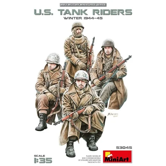 U.S. Tank Riders (Winter 1944-45), 1/35 - MiniArt 53045 U.S. Tank Riders (Winter 1944-45), 1/35 - MiniArt 53045