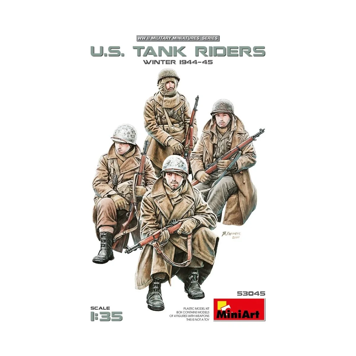 U.S. Tank Riders (Winter 1944-45), 1/35 - MiniArt 53045 U.S. Tank Riders (Winter 1944-45), 1/35 - MiniArt 53045