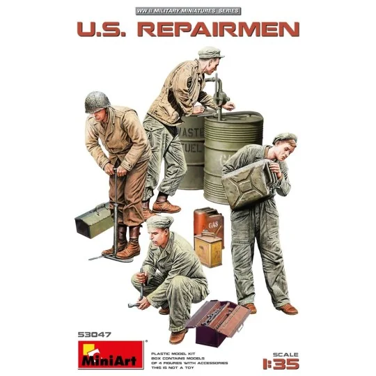 U.S. Repairmen, 1/35 - MiniArt 53047 U.S. Repairmen, 1/35 - MiniArt 53047