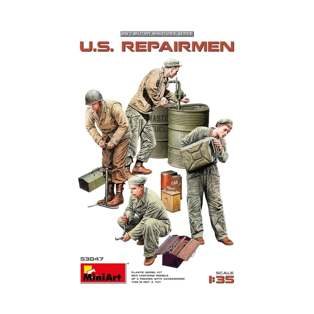 U.S. Repairmen, 1/35 - MiniArt 53047 U.S. Repairmen, 1/35 - MiniArt 53047