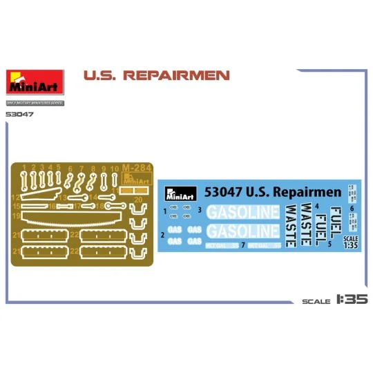 U.S. Repairmen, 1/35 - MiniArt 53047 U.S. Repairmen, 1/35 - MiniArt 53047
