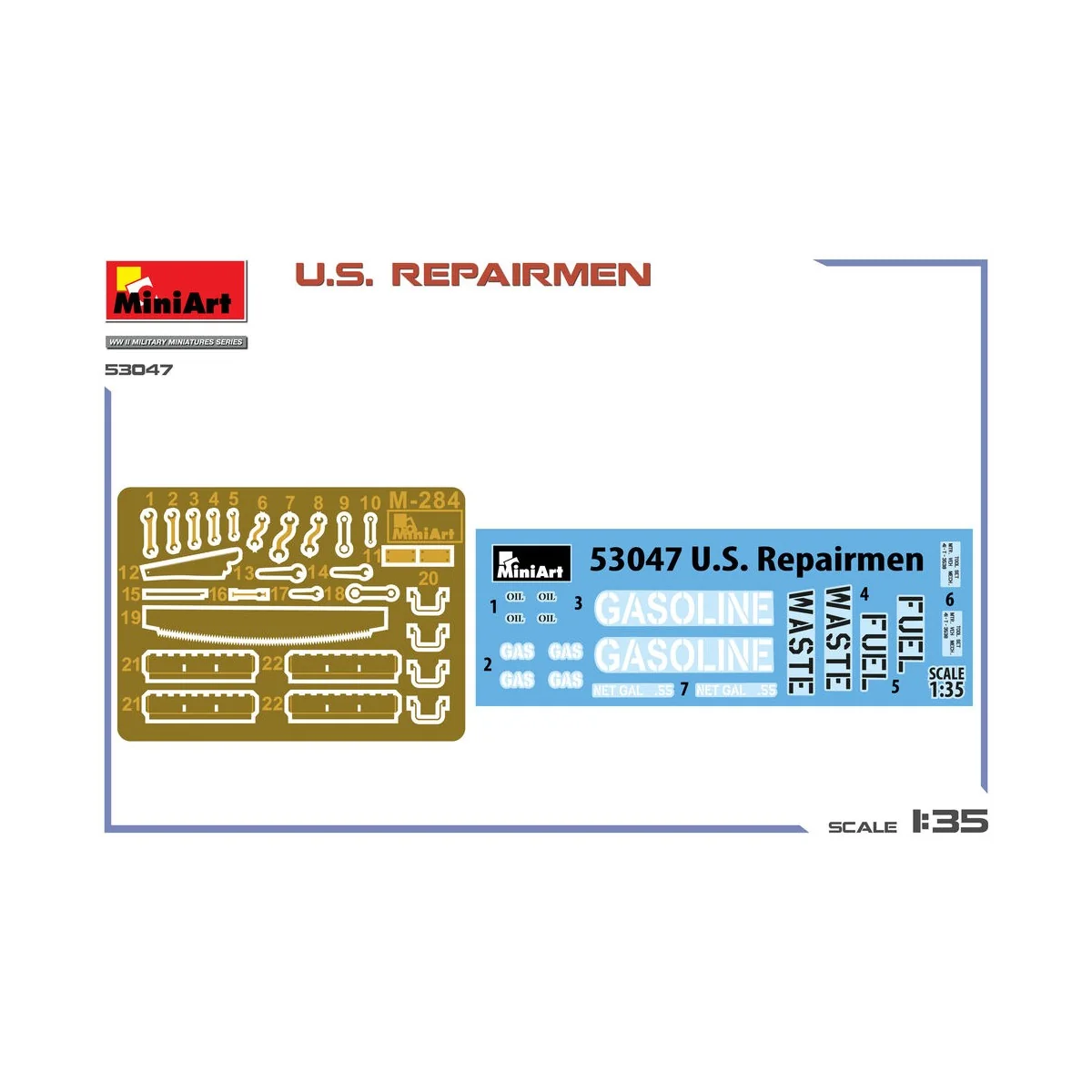 U.S. Repairmen, 1/35 - MiniArt 53047 U.S. Repairmen, 1/35 - MiniArt 53047