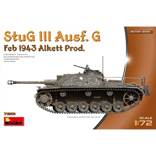 StuG III Ausf. G Feb 1943 Prod, 1/72 - MiniArt 72101 StuG III Ausf. G Feb 1943 Prod, 1/72 - MiniArt 72101