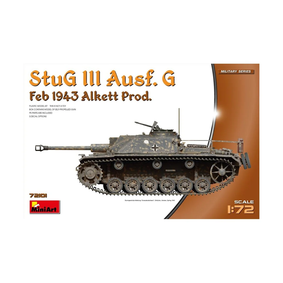 StuG III Ausf. G Feb 1943 Prod, 1/72 - MiniArt 72101 StuG III Ausf. G Feb 1943 Prod, 1/72 - MiniArt 72101