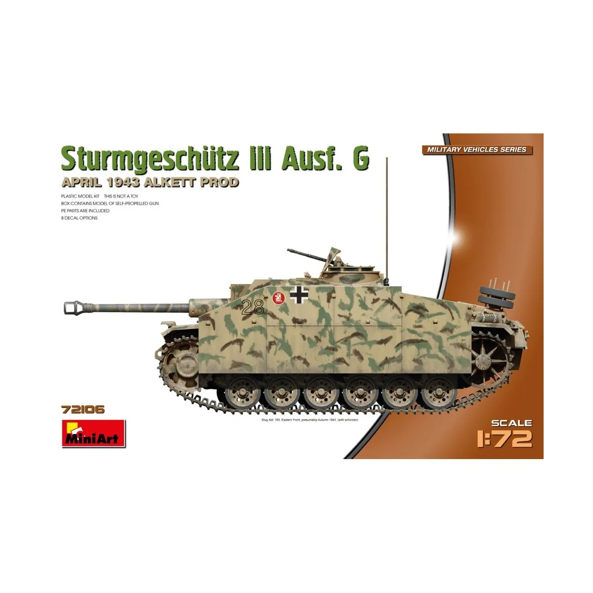 StuG III Ausf. G April 1943 Prod., 1/72 - MiniArt 72106 StuG III Ausf. G April 1943 Prod., 1/72 - MiniArt 72106