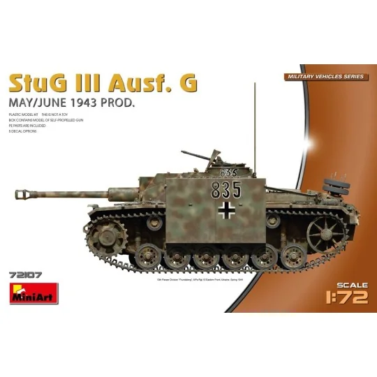 StuG III Ausf. G May/June 1943 Prod., 1/72 - MiniArt 72107
