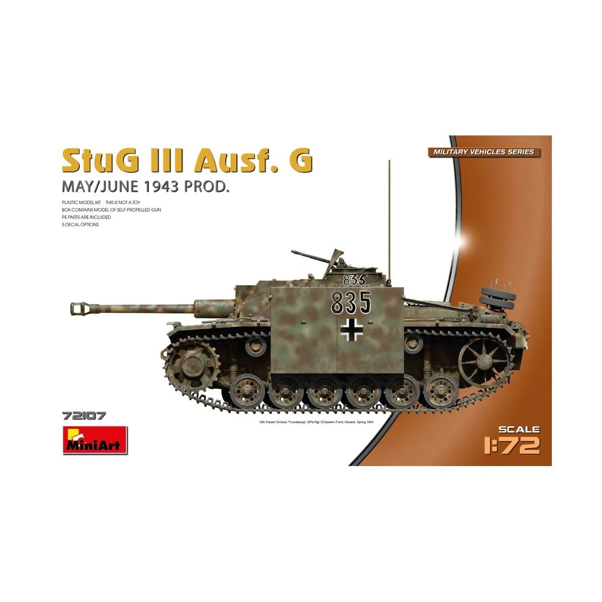 StuG III Ausf. G May/June 1943 Prod., 1/72 - MiniArt 72107