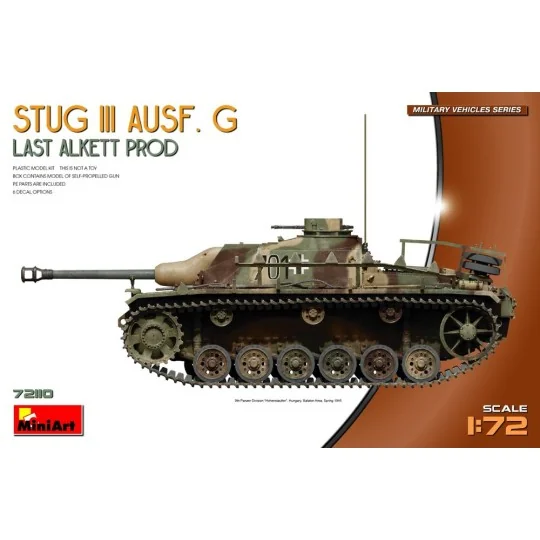 StuG III Ausf. G Last Alkett Prod, 1/72 - MiniArt 72110