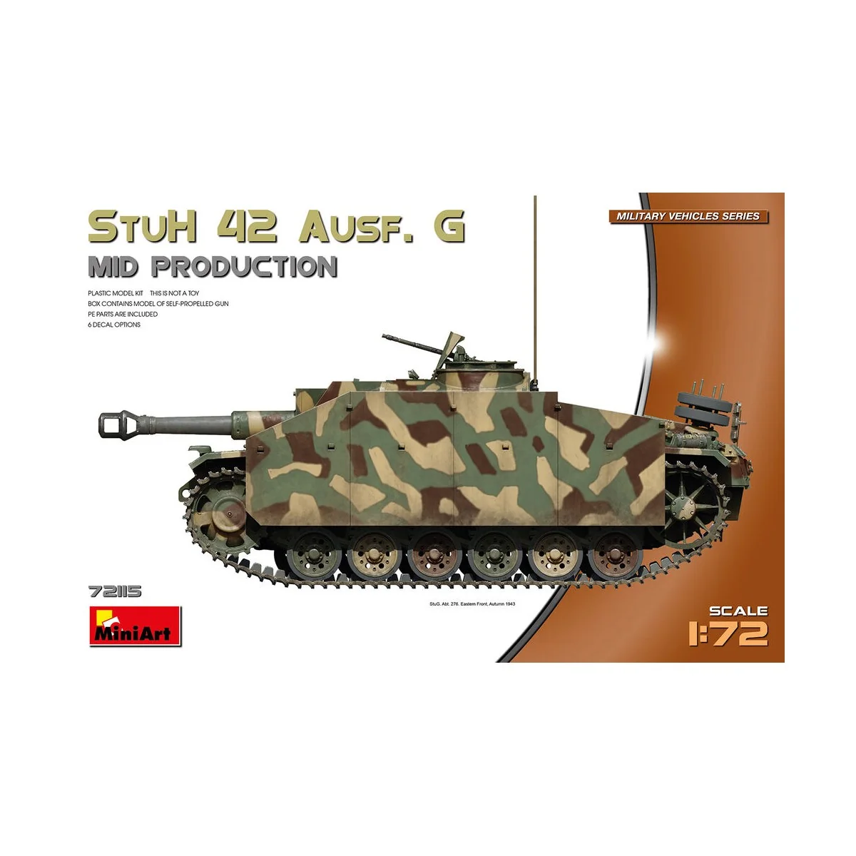 StuH 42 Ausf. G Mid Prod, 1/72 - MiniArt 72115