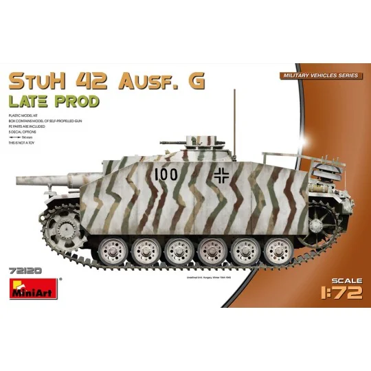 StuH 42 Ausf. G Late Prod, 1/72 - MiniArt 72120