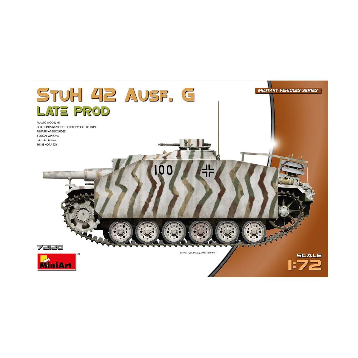 StuH 42 Ausf. G Late Prod, 1/72 - MiniArt 72120