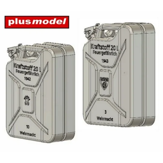 German canisters late – Mirona, WKO, 1/35 - Plus model DP3089