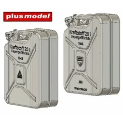 German canisters late -Schwelm, Nowack, 1/35 - Plus model DP3090