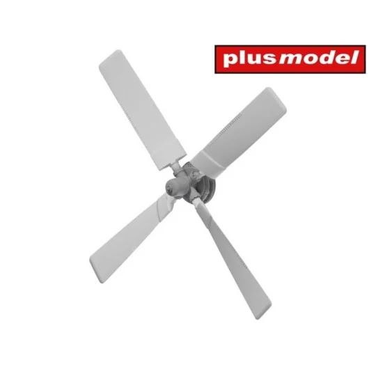 C-119G propellers for Italeri, 1/72 - Plus model AL7081 C-119G propellers for Italeri, 1/72 - Plus model AL7081