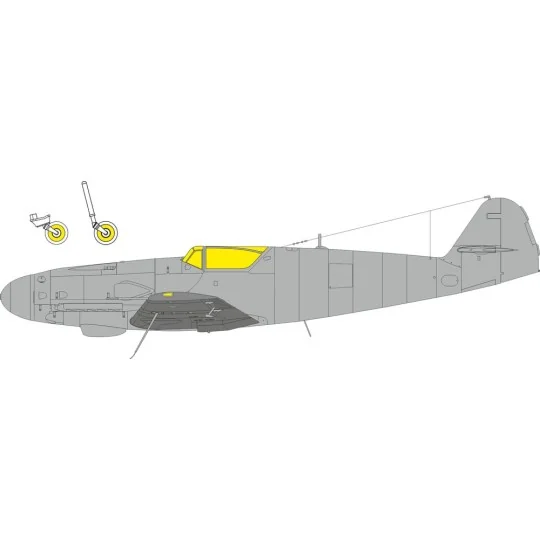 Bf 109K for Eduard, 1/72 - Eduard Accessories CX705