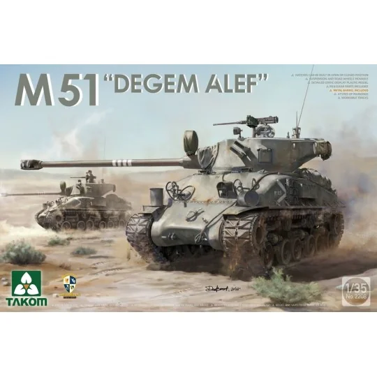 M51 DEGEM ALEF, 1/35 - Takom TAK2208 M51 DEGEM ALEF, 1/35 - Takom TAK2208