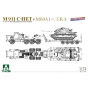 M911 C-HET w/M747 Heavy Equipment Semi-Trailer + M60A1 w/ERA, 1/72 ... M911 C-HET w/M747 Heavy Equipment Semi-Trailer + M60A1 w/ERA, 1/72 ...