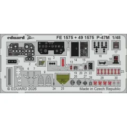 P-47M for Miniart, 1/48 - Eduard Accessories FE1575