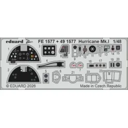 Hurricane Mk.I for Arma Hobby, 1/48 - Eduard Accessories FE1577