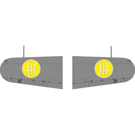 MC.200 Saetta wings national insignia for Italeri, 1/32 - Eduard Ac...