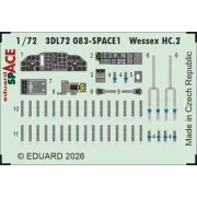 Wessex HC.2 SPACE for Airfix, 1/72 - Eduard Accessories 3DL72083