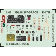 P-47M SPACE for Miniart, 1/48 - Eduard Accessories 3DL48267 P-47M SPACE for Miniart, 1/48 - Eduard Accessories 3DL48267