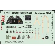 Hurricane Mk.I SPACE for Arma Hobby, 1/48 - Eduard Accessories 3DL4...